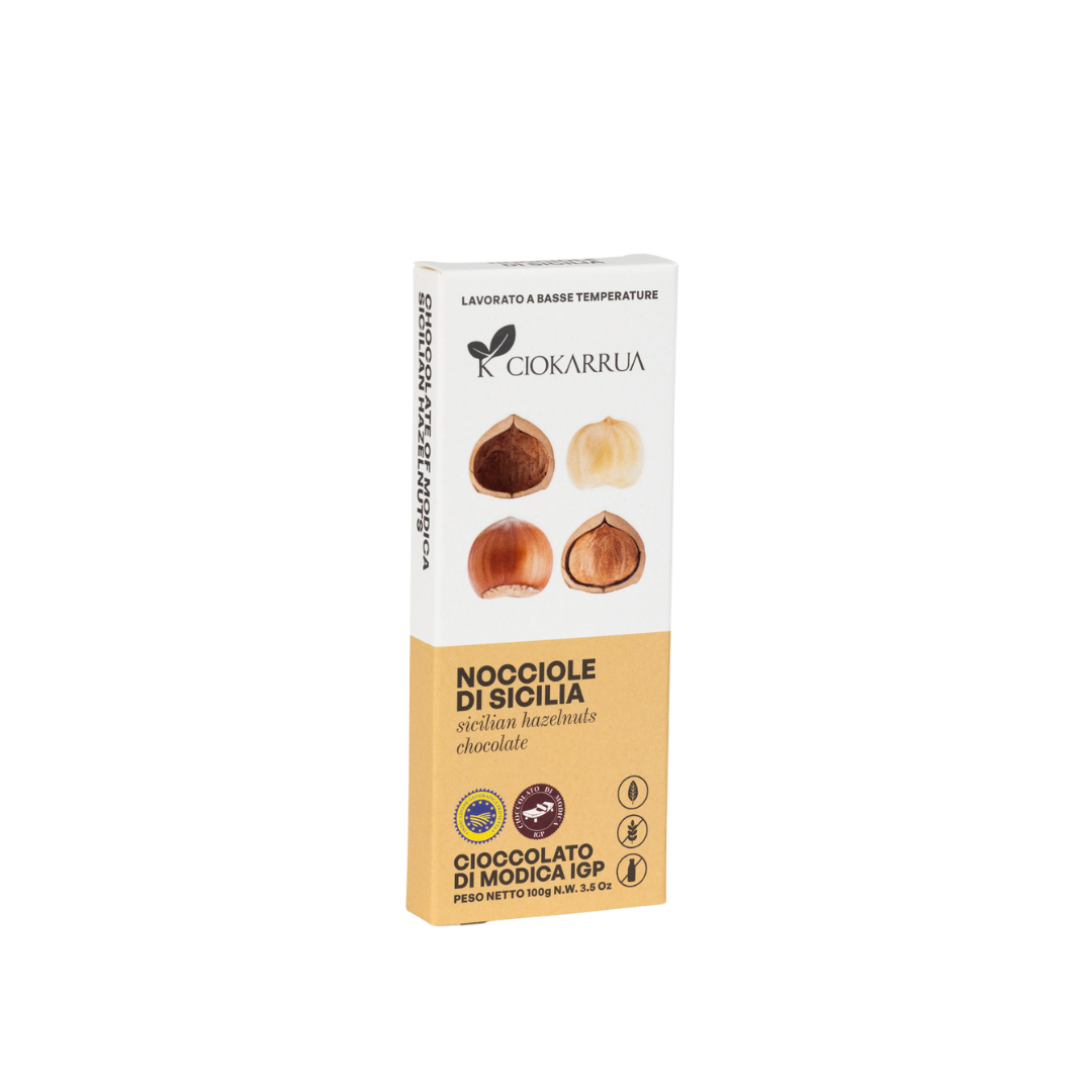 Cioccolato di Modica nocciole di Sicilia 1 Cioccolato di Modica nocciole di Sicilia