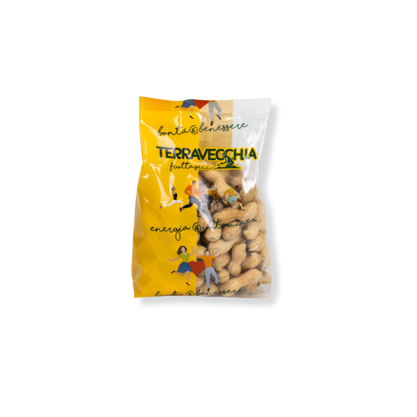 Arachidi in guscio tostate